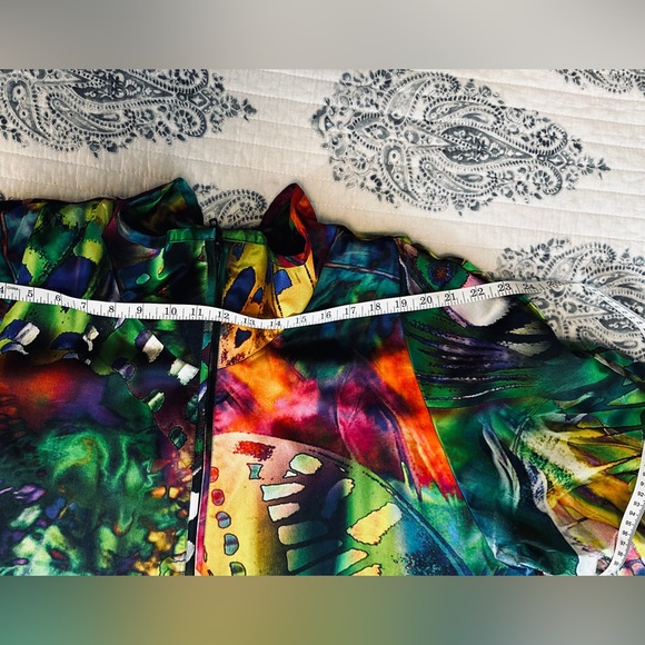 Marylou Osbolt Sloer Fibre Arts Jacket size 2 wearable art - Picture 6 of 10